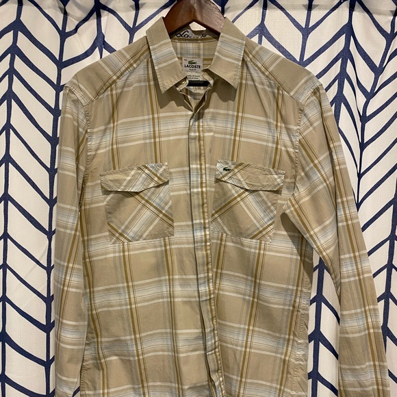 Lacoste Slim Fit Men’s Casual Shirt - Picture 3 of 5